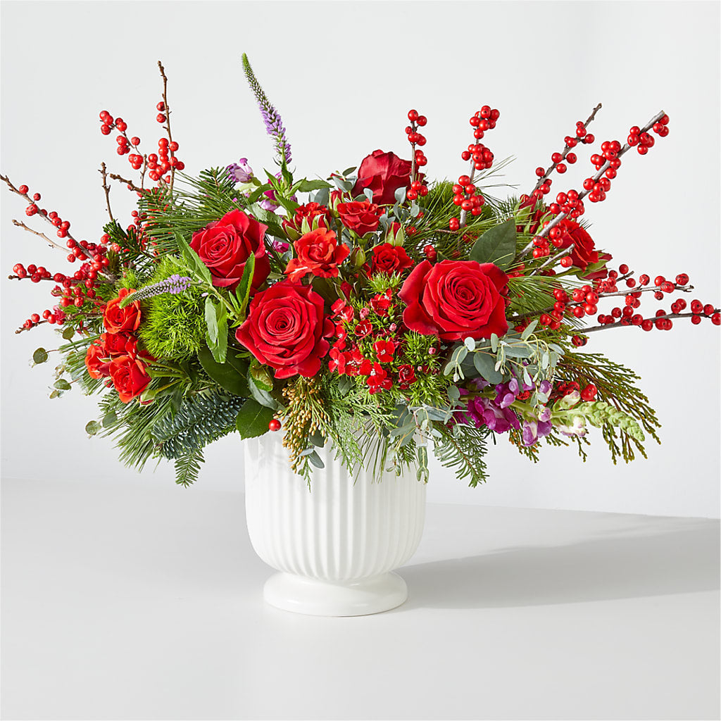 Big Red Bow Bouquet – My Flower Market, Santa Ana CA
