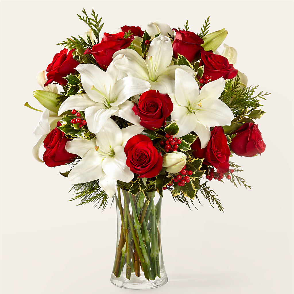 Sparkling Snowflakes Bouquet – My Flower Market, Santa Ana CA