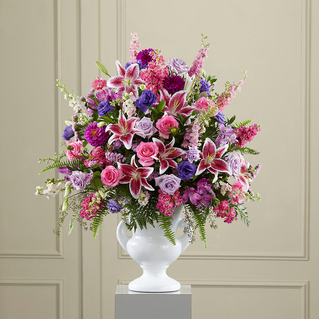 Peaceful Tribute Arrangement – My Flower Market, Santa Ana CA