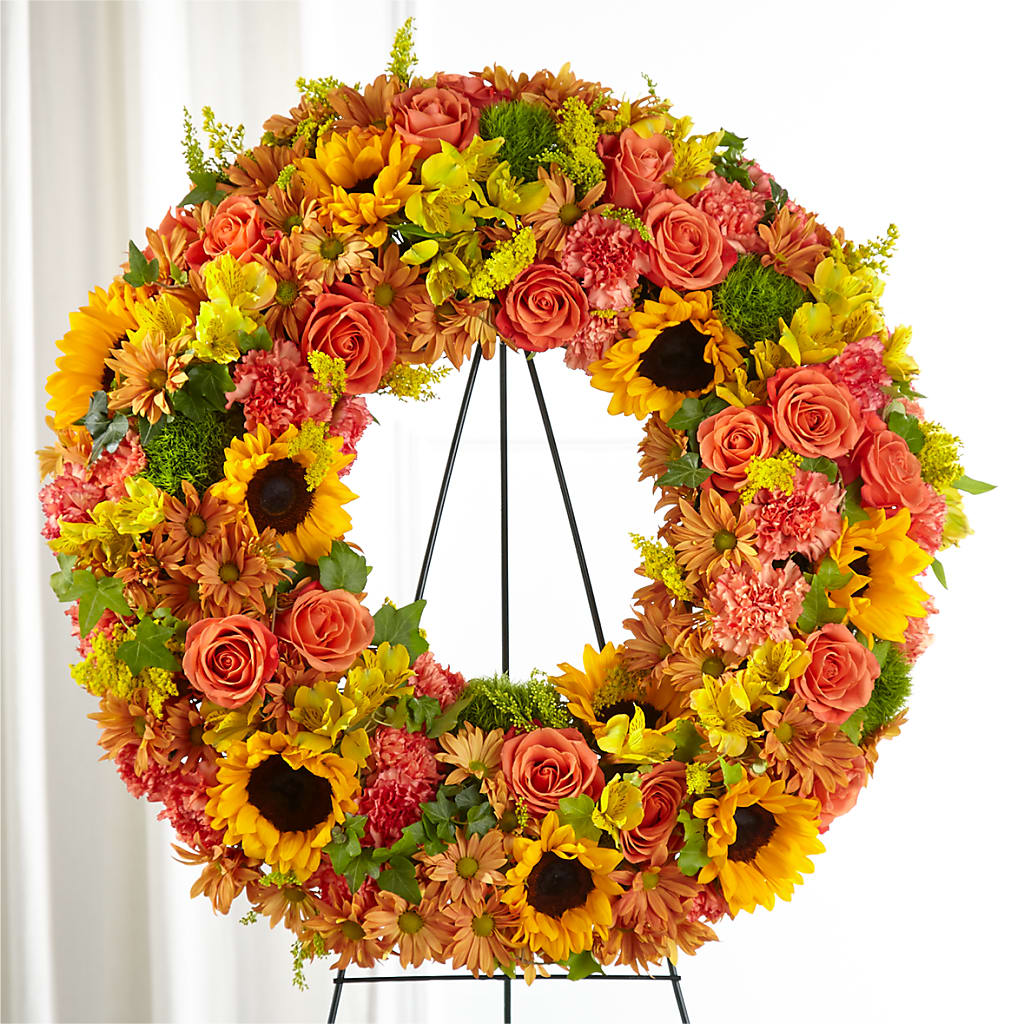 Autumnal Memories Wreath (Standard) – My Flower Market, Santa Ana CA