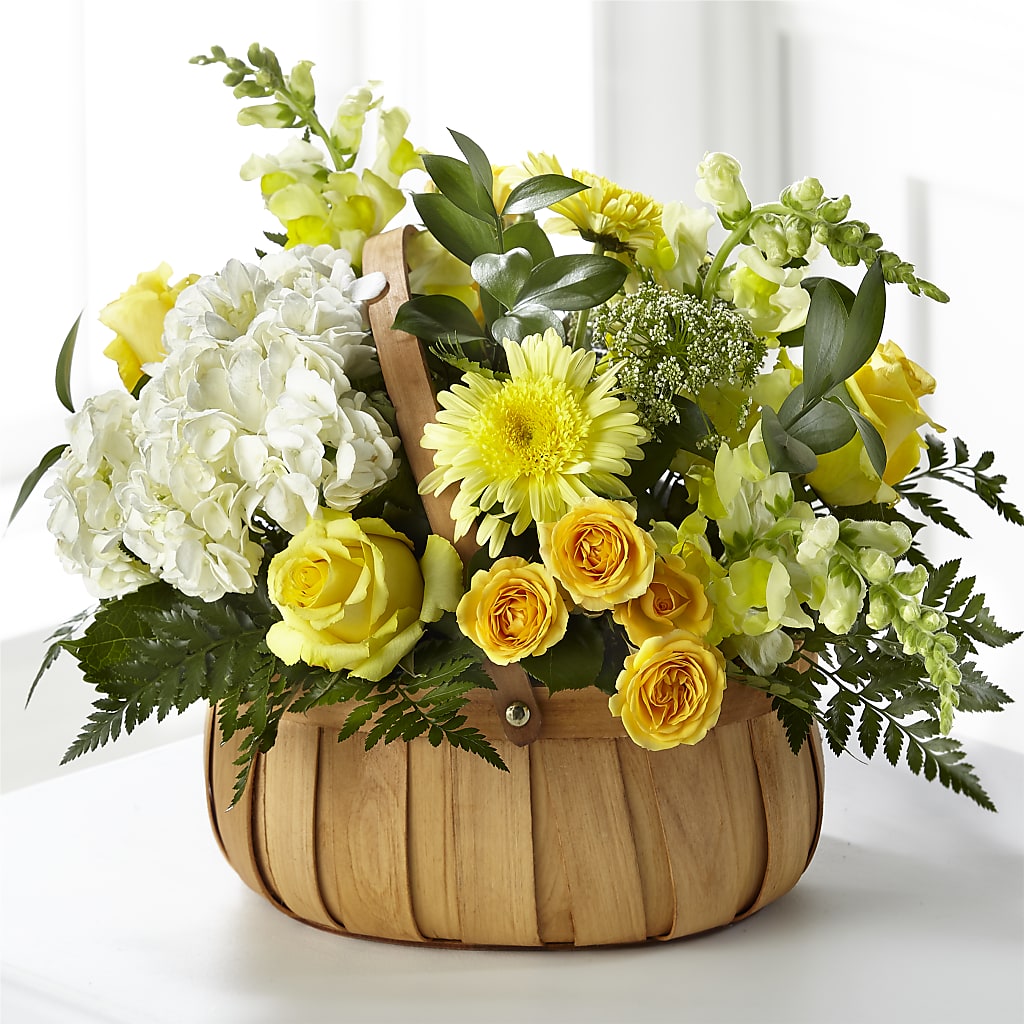 Rustic Remembrance Basket – My Flower Market, Santa Ana CA