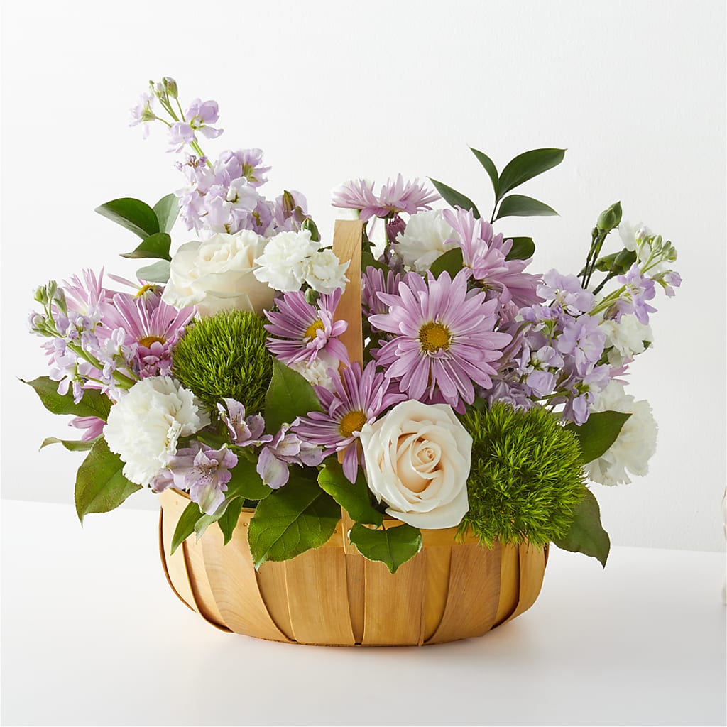 Peace & Love Basket – My Flower Market, Santa Ana CA