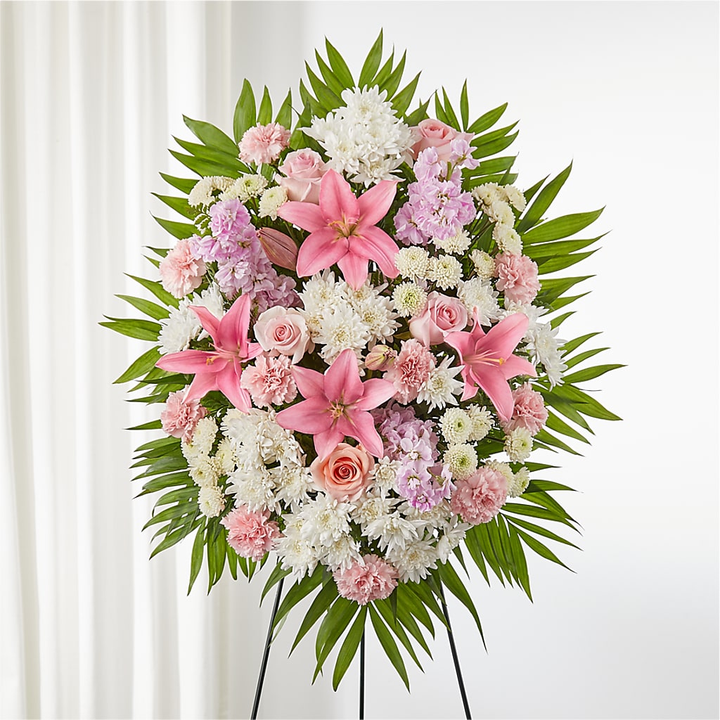 Offering Solace Standing Spray – My Flower Market, Santa Ana CA
