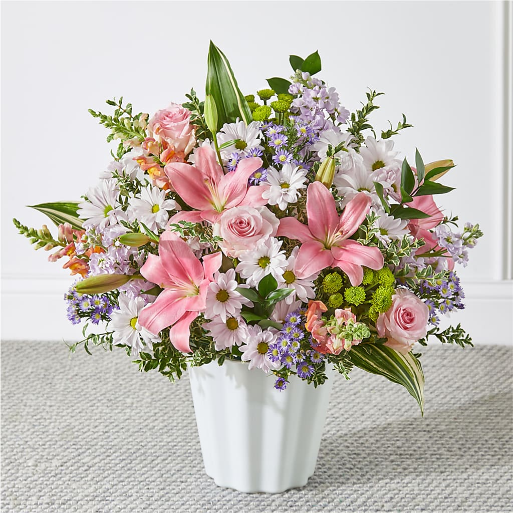 Abundant Compassion Floor Basket – My Flower Market, Santa Ana CA