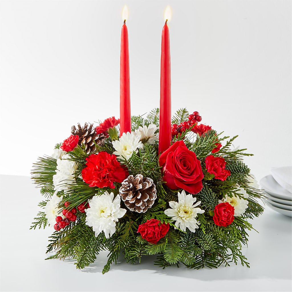 Holiday Soiree Centerpiece – My Flower Market, Santa Ana CA