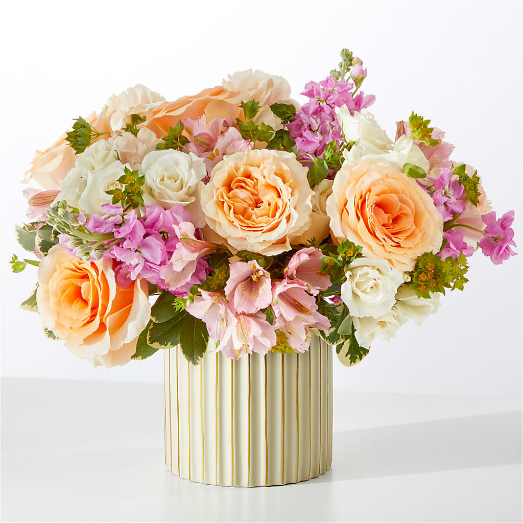Paradise Bouquet with Ivory Vase – My Flower Market, Santa Ana CA