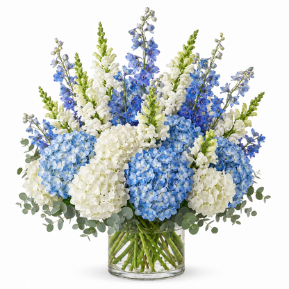 Blues & Hues –  My Flower Market, Santa Ana CA