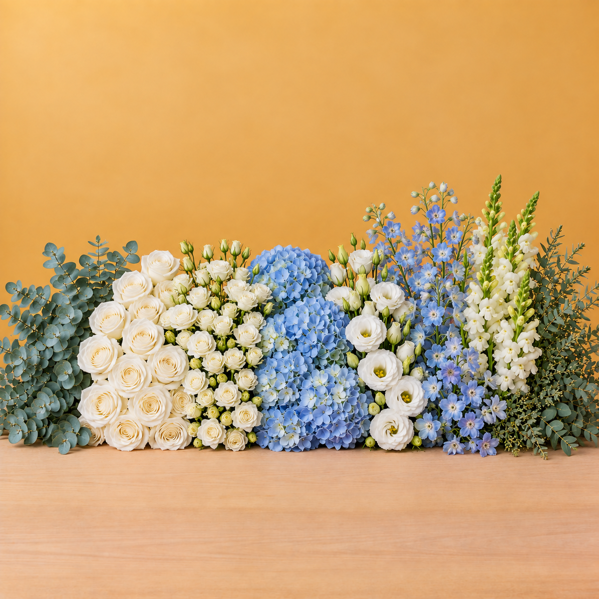 Blue & White DIY Bulk Flower Box –  My Flower Market, Santa Ana CA