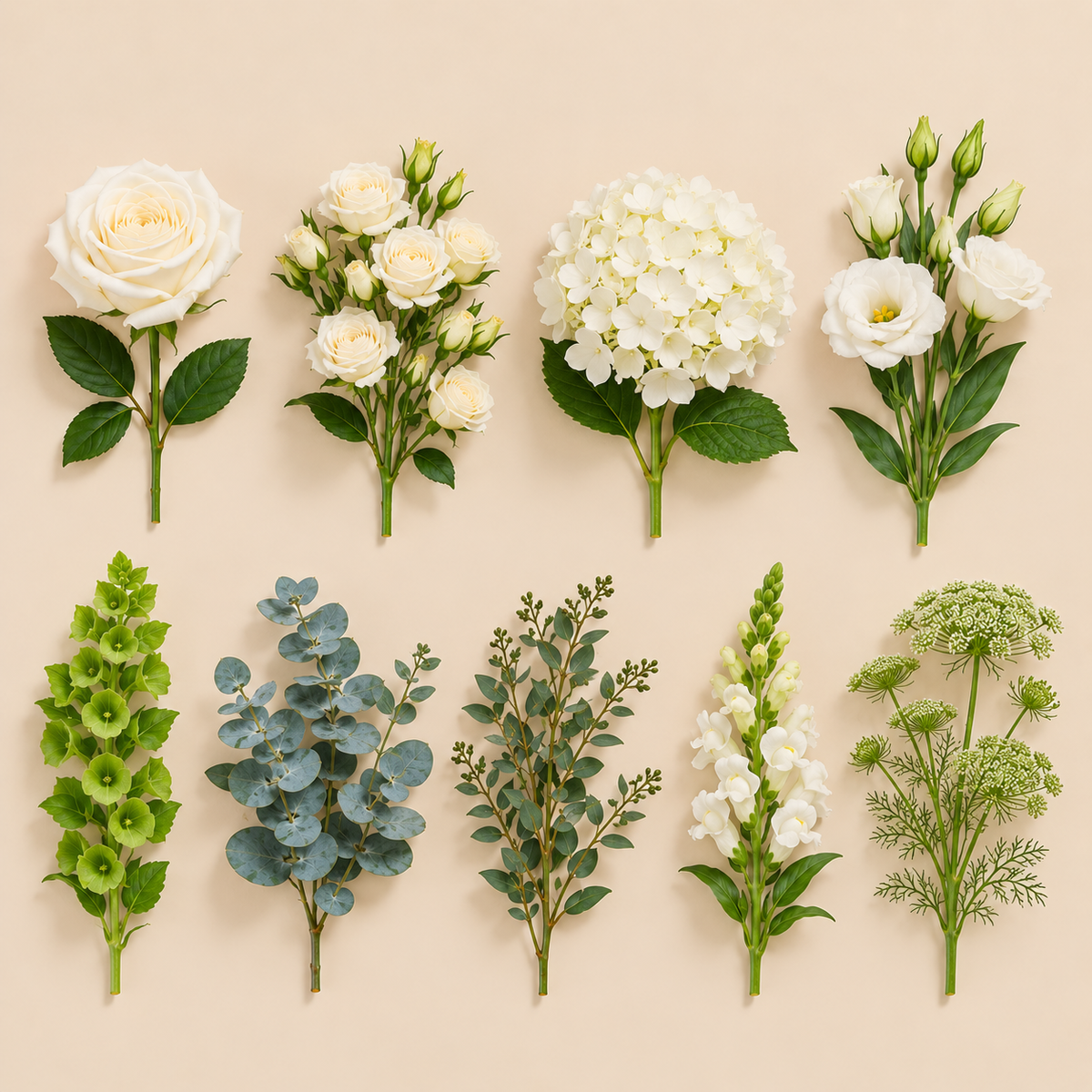 White & Green DIY Flower Box –  My Flower Market, Santa Ana CA