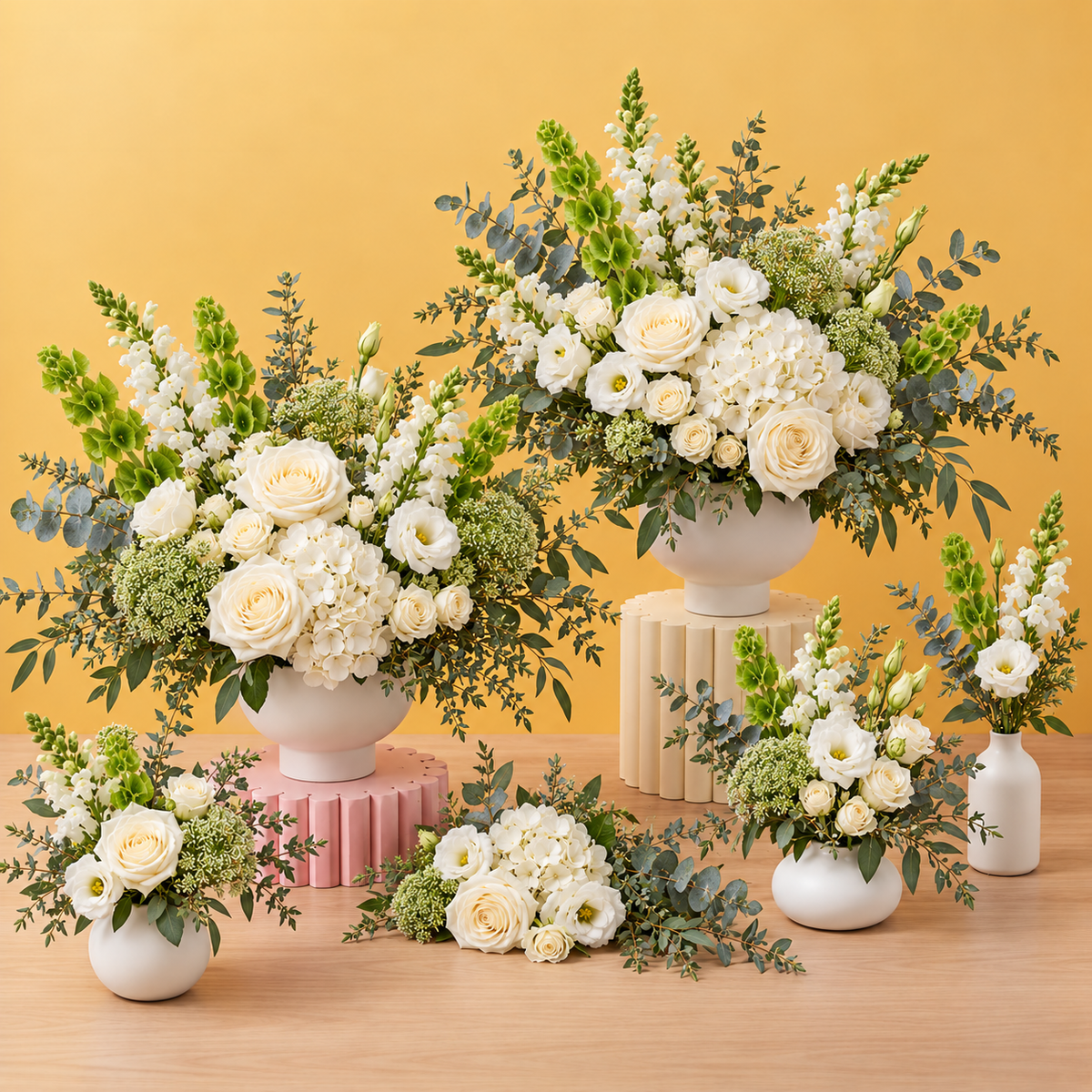 White & Green DIY Flower Box –  My Flower Market, Santa Ana CA