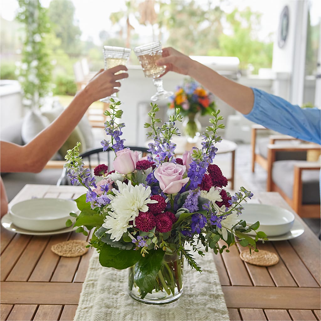 Violet Frost Bouquet –  My Flower Market, Santa Ana CA