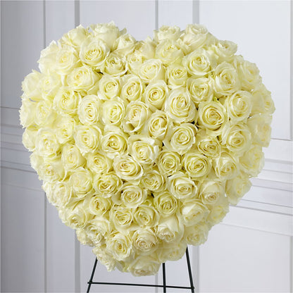 Elegant Remembrance Standing Heart –  My Flower Market, Santa Ana CA