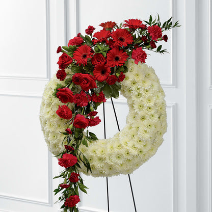 Graceful Tribute Wreath –  My Flower Market, Santa Ana CA