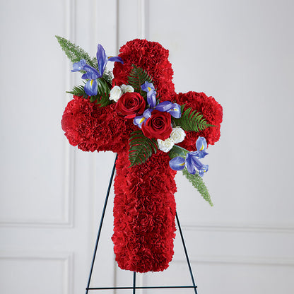 Faithful Hero Floral Cross –  My Flower Market, Santa Ana CA