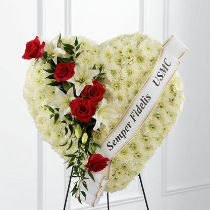 Heartfelt Hero Standing Heart –  My Flower Market, Santa Ana CA