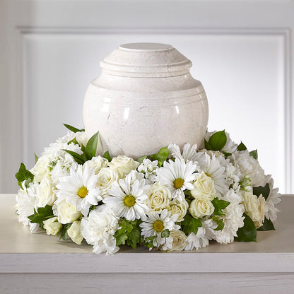 Ivory Gardens Cremation Adornment –  My Flower Market, Santa Ana CA