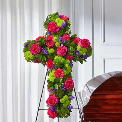 Tribute Rose Floral Cross –  My Flower Market, Santa Ana CA