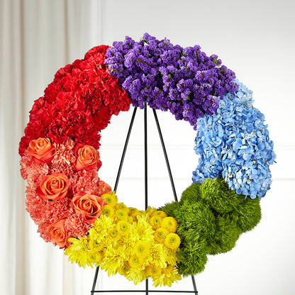 Circle of Love Wreath –  My Flower Market, Santa Ana CA