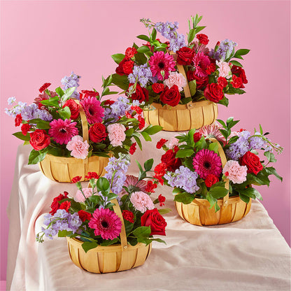 Pink Picnic Basket –  My Flower Market, Santa Ana CA