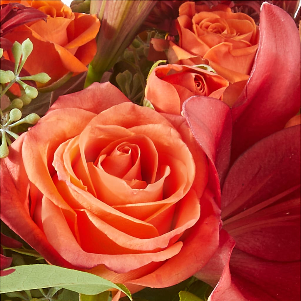 Crimson Leaves Bouquet –  My Flower Market, Santa Ana CA