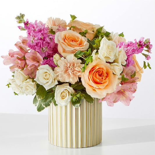 Paradise Bouquet with Ivory Vase –  My Flower Market, Santa Ana CA