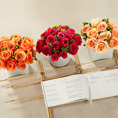 Dawn Rose Centerpiece –  My Flower Market, Santa Ana CA